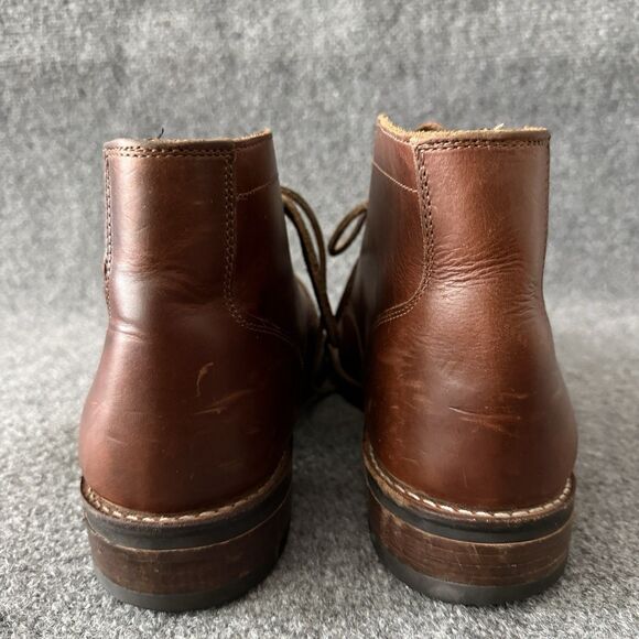 Thursday Boot Co. Vanguard boots 14 D French Roast leather Brown Cap Toe Lace Up main image 6